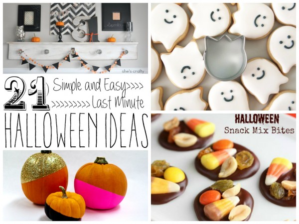 21 Simple and Easy Last Minute Halloween Ideas