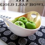 DIY Gold Leaf Bowl
