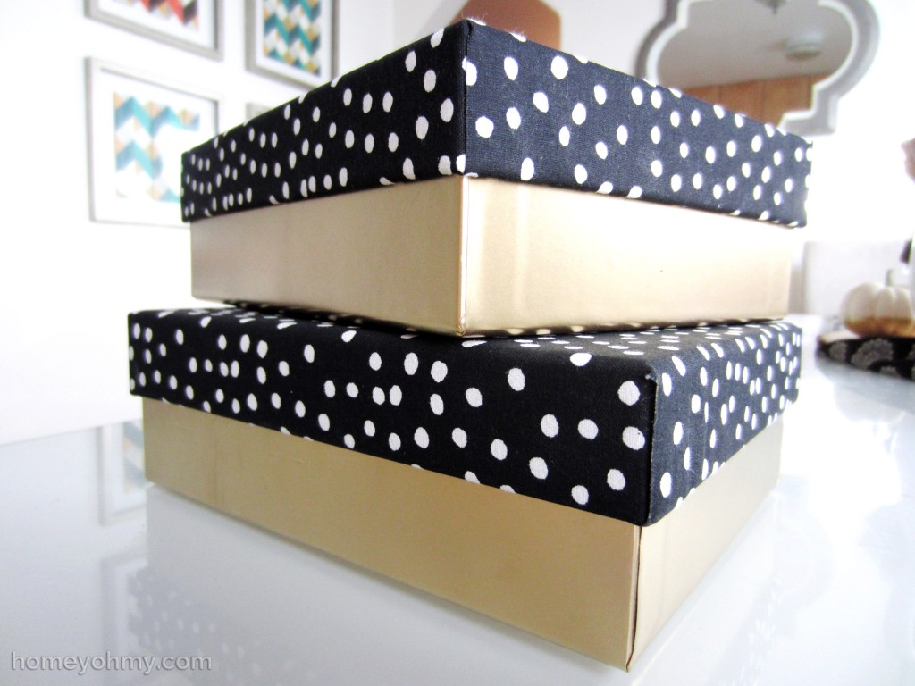 Fabric lid boxes 2
