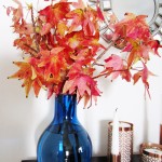 Fall Decorating with Liquidambar