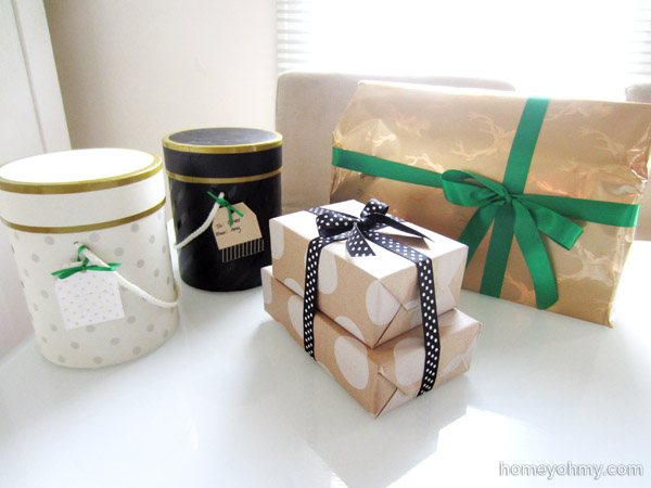 Simple Christmas Gift Wrapping