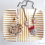 DIY Gold Leaf Jewelry Tray- Guest Post at meganquint.com