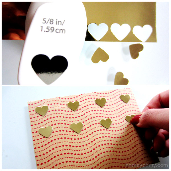 Cutting and gluing hearts