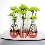 DIY Copper Dipped Vases