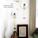 DIY Mirror Jewelry Wall Hangers