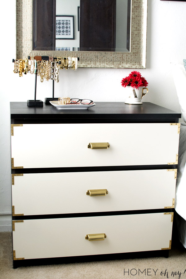 IKEA Malm Dresser Makeover- Campaign Style