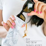 DIY No Sew Sunglasses Pouch