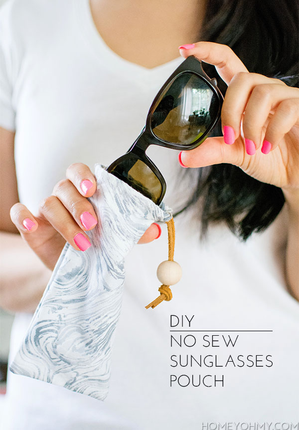 No Sew Sunglasses Pouch