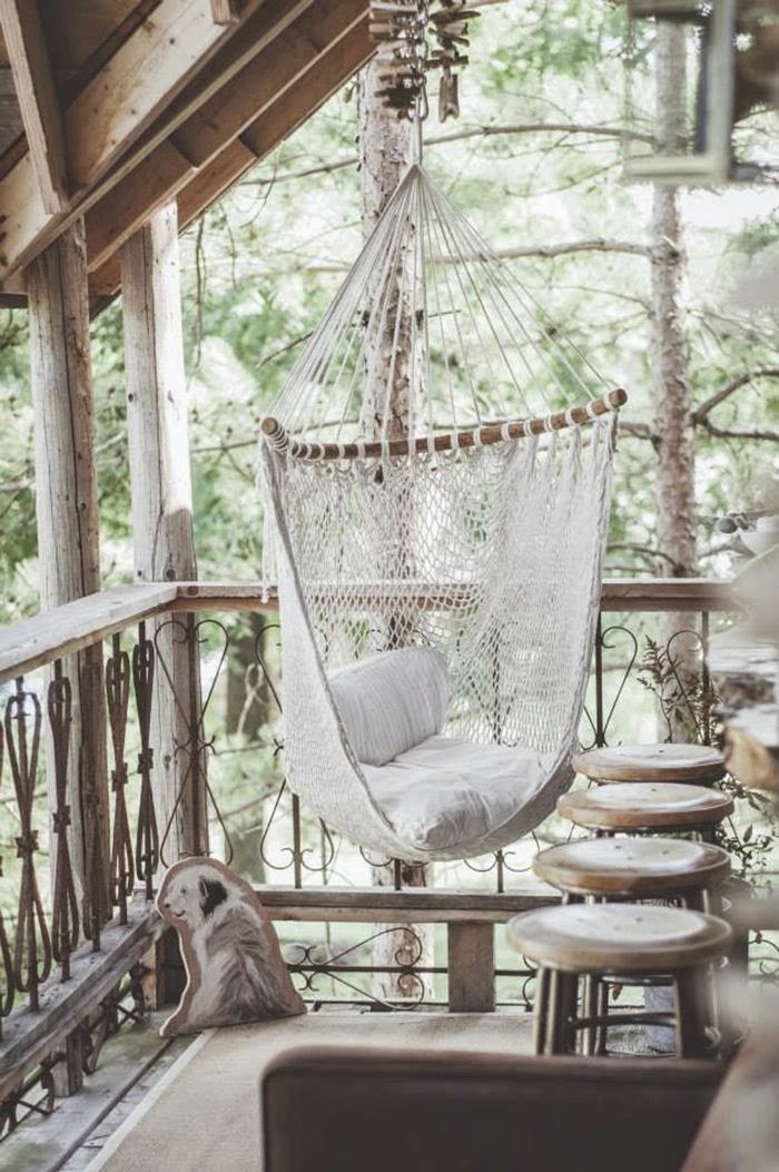 white hammock chair
