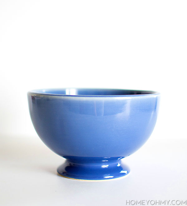 Pedestal bowl