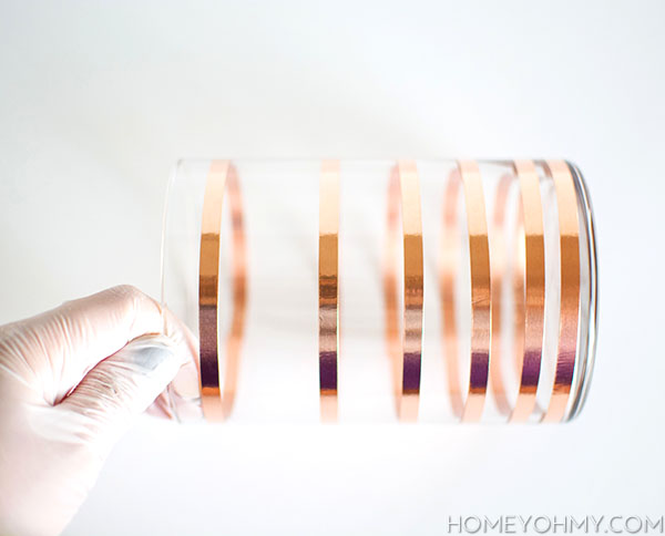 Copper tape rings