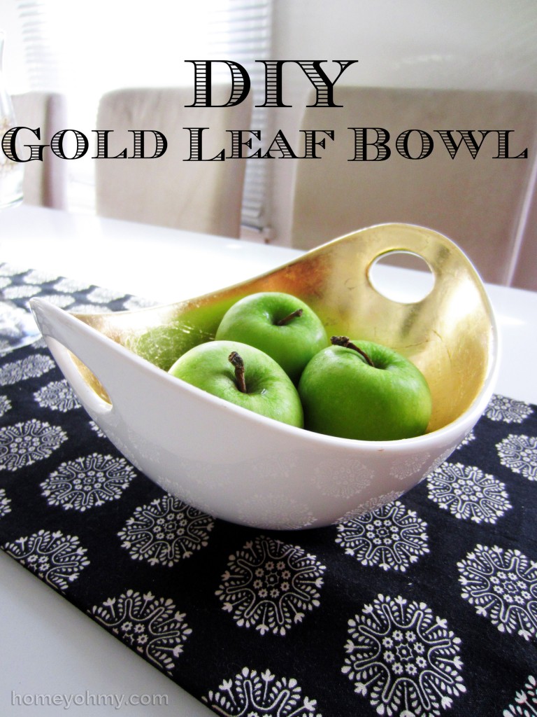 DIY Gold Leaf Bowl