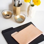 DIY Leather File Folders