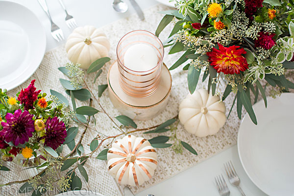 Fall Tablescape Details