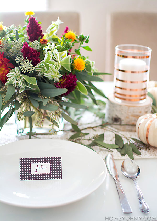 Simple and easy DIY place card  