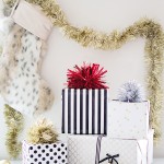 DIY Tinsel Pom Pom Gift Topper