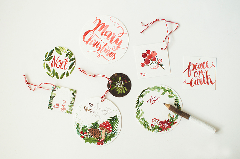 Christmas Gift Tags from Oana Befort