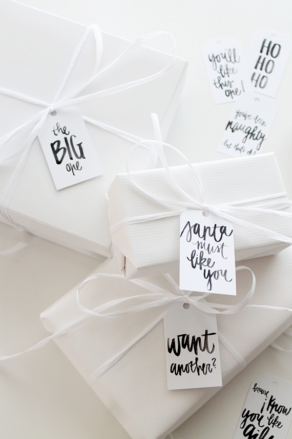 Holiday Gift Tags from Almost Makes Perfect