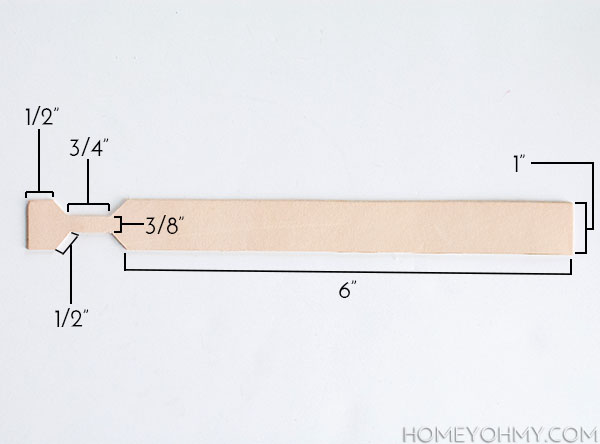 Leather measurements