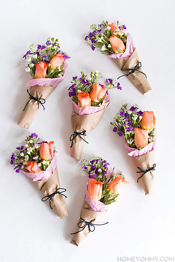 Mini Flower Bouquets