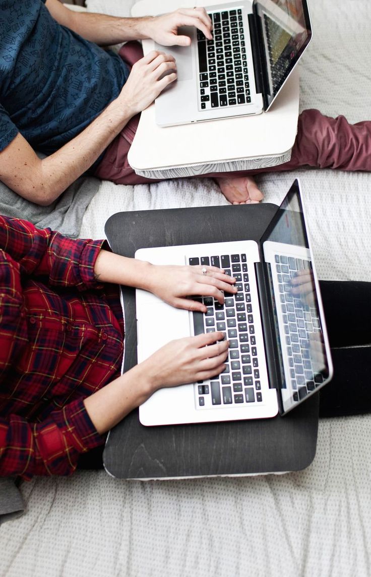 No sew laptop desk