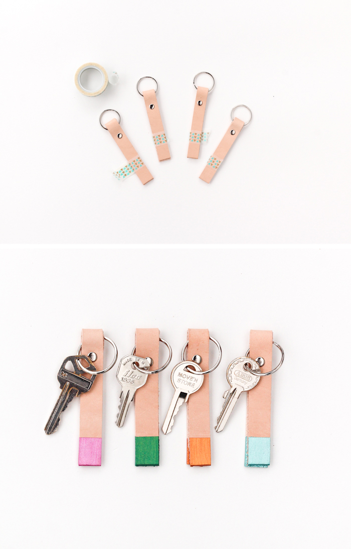 colorblock keychains