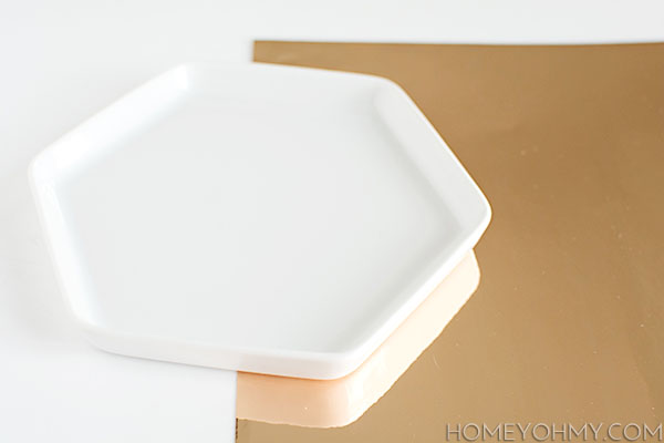 Tray and Gold Adhesive Mylar
