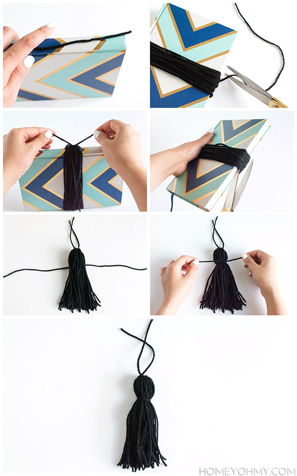 How to make a yarn tassel