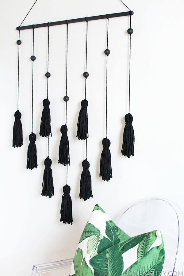 Modern Tassel Wall Hanging DIY