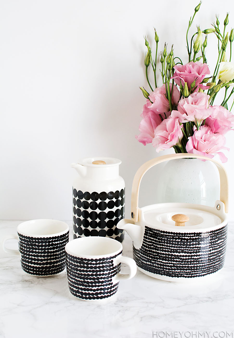 Tea Set- Marimekko Rasymatto