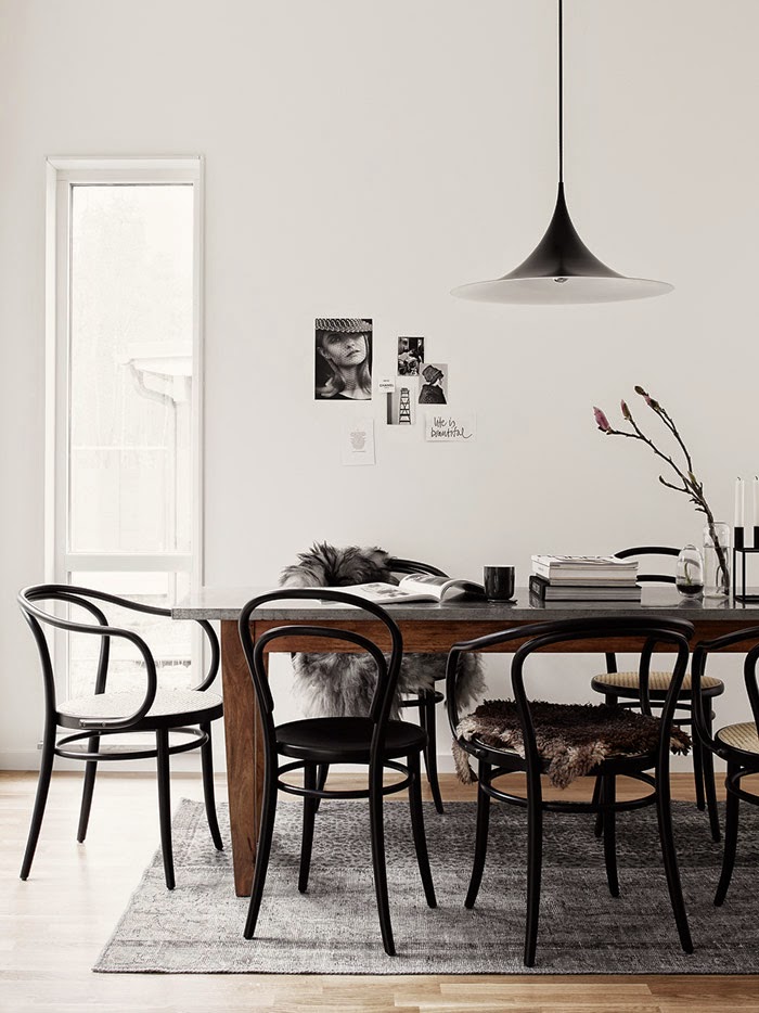 bentwood chairs in black