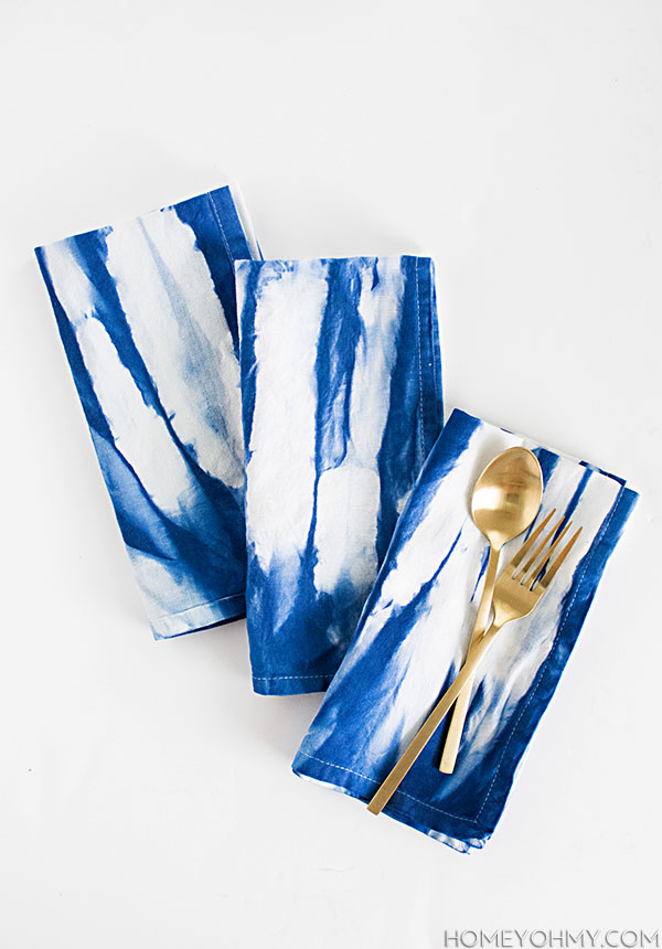 DIY- Indigo Inkodye Napkins