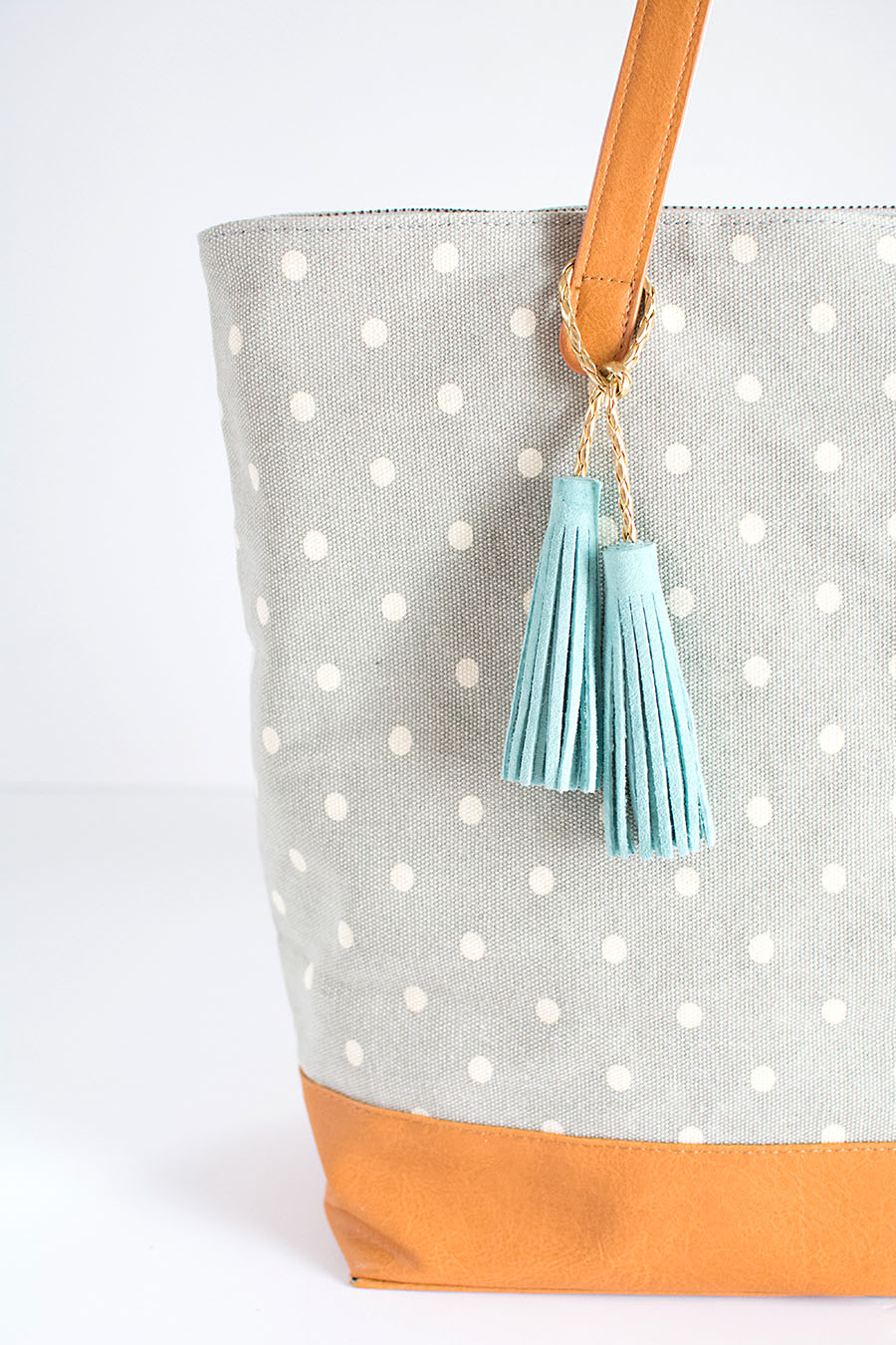 Suede leather tassels DIY