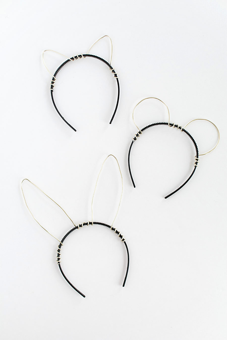 DIY gold animal ears-2