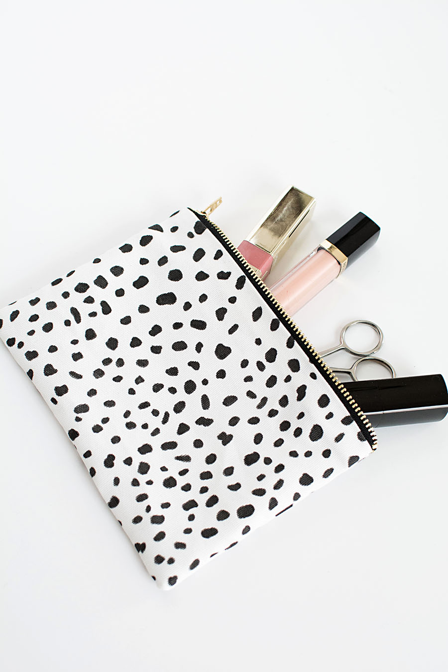 No Sew Zipper Pouch