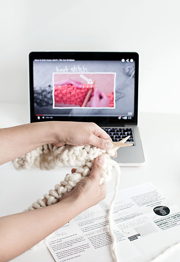 knitting video 2