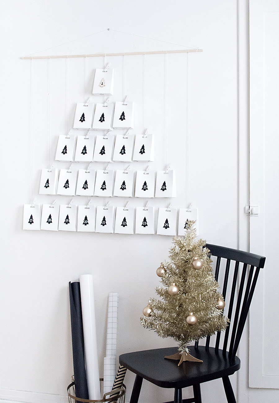 DIY- Modern advent calendar