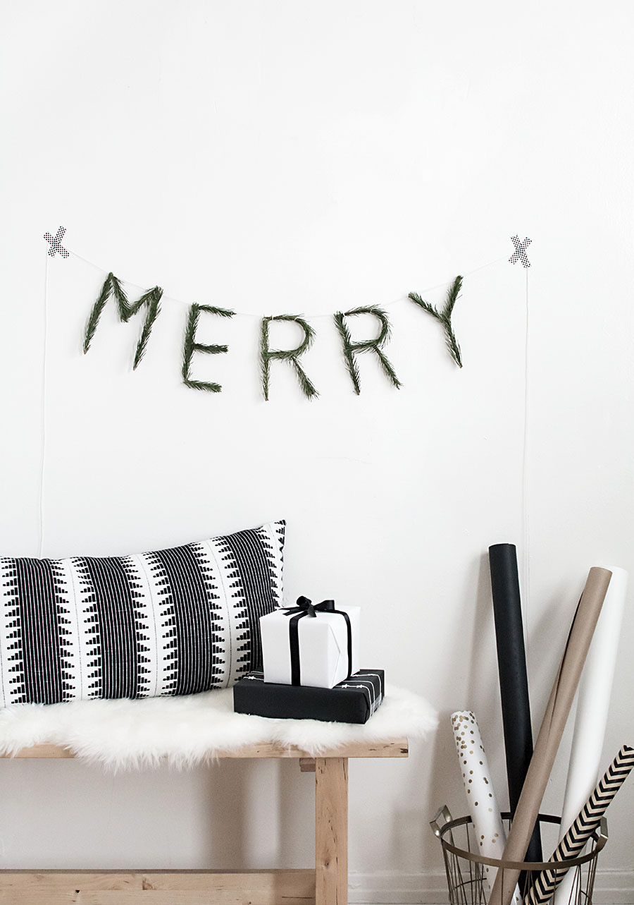 DIY Merry garland-2