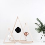 DIY Mini Wood Christmas Trees