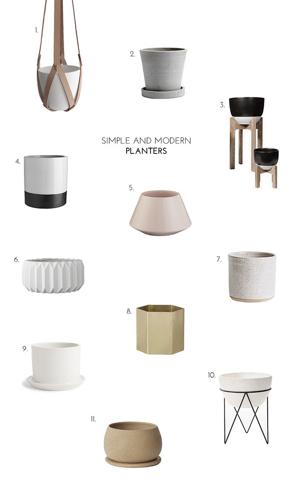 modern planters