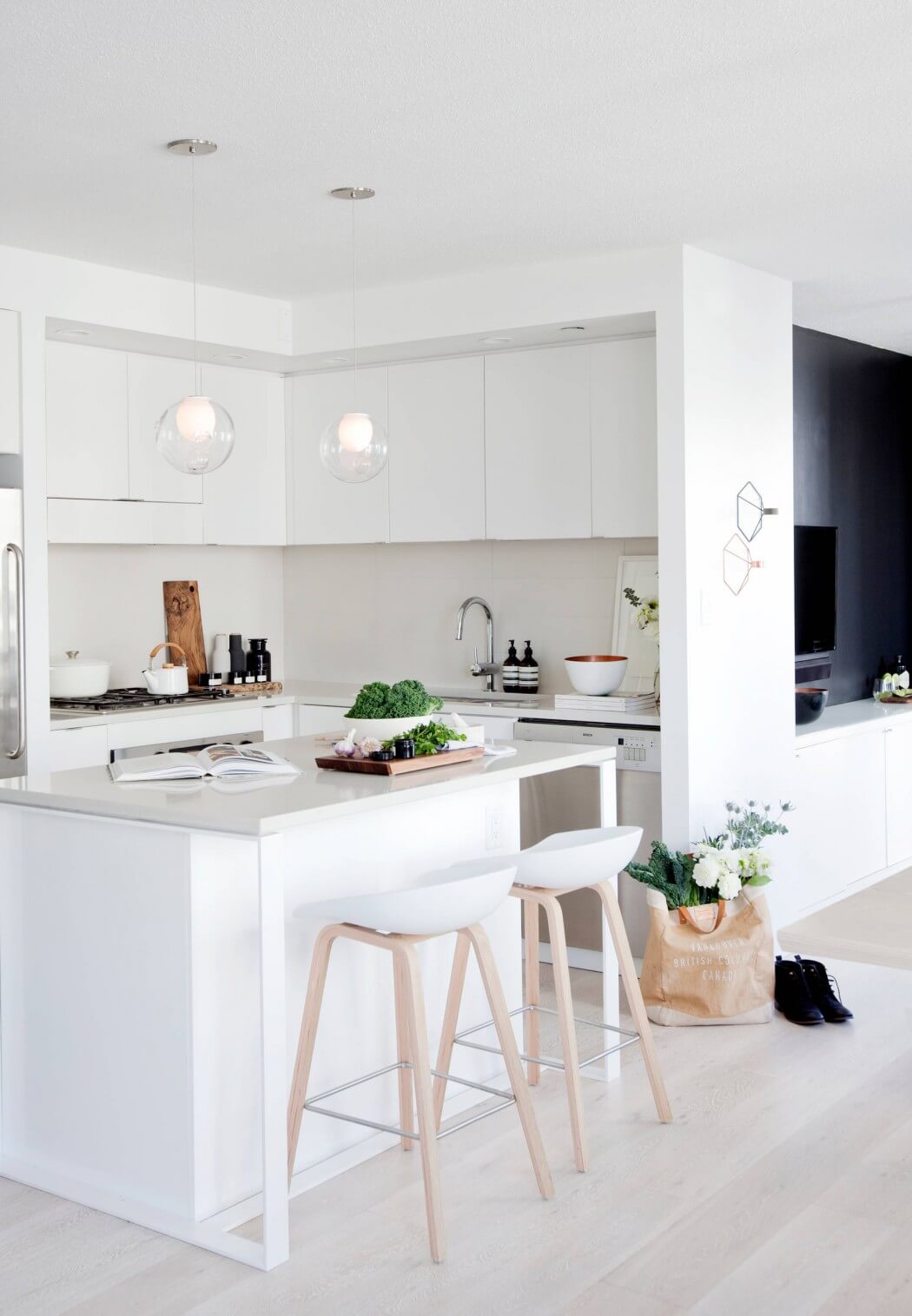 white kitchen