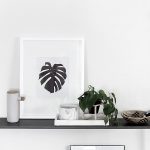 Monstera Art Free Printable