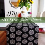 DIY No Sew Table Runner