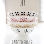 DIY Painted Bowls