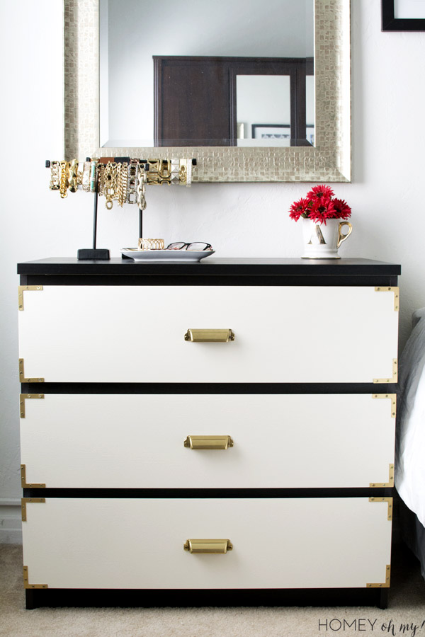 Campaign Style Dresser- IKEA Malm Makeover