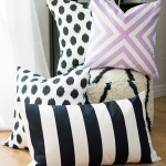 DIY No Sew Pillow Covers