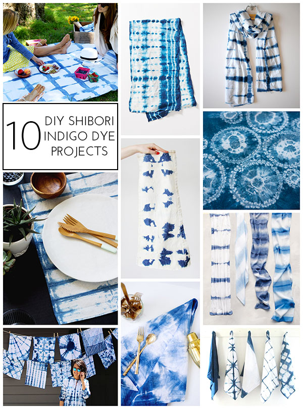 10 DIY Shibori Indigo Dye Projects