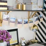 DIY Fringe Photo Garland- Post at PBteen