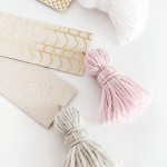 DIY Chunky Tassel Bookmarks