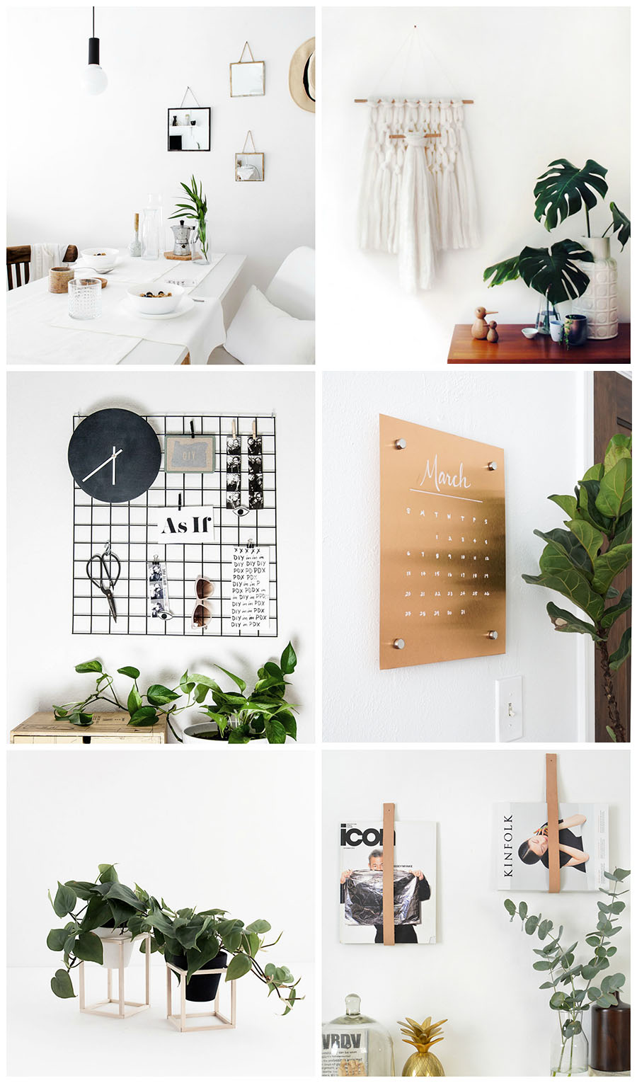 Simple and Modern DIYs for the home